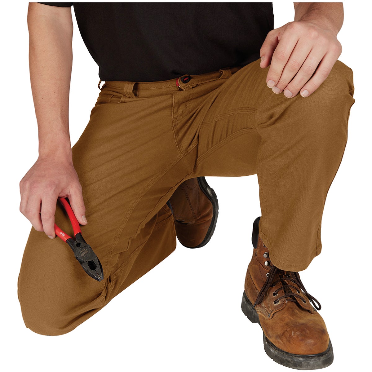 Milwaukee Flex Khaki 38 x 32 Heavy-Duty Work Pants - Anderson Lumber